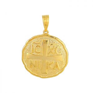 Κωνσταντινάτο φλουρί χρυσό σε 14 καράτια. BE19470
