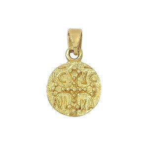 Κωνσταντινάτο φλουρί χρυσό σε 14 καράτια. BE15455