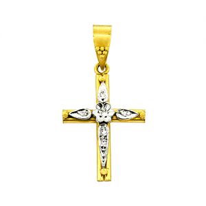 Μοναδικός χειροποίητος βυζαντινός σταυρός σε χρυσό 22 καρατίων με διαμάντια. CR0945