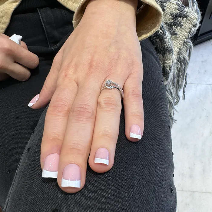 Μονόπετρο δαχτυλίδι 18κ με διαμάντι GIA 0.48ct και πλαϊνά 0.13ct. RD19895