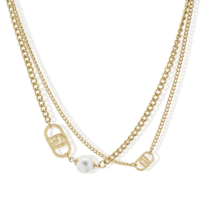 Necklace Woman - PEARLS - Gold