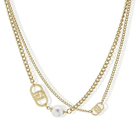 Necklace Woman - PEARLS - Gold