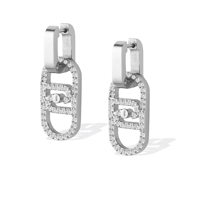 Earrings Woman - MONOGRAM - Silver