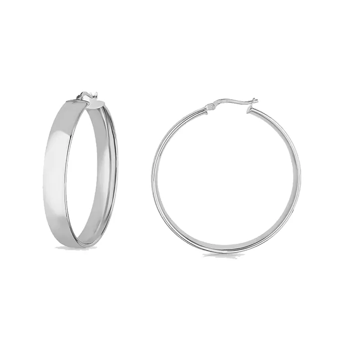 Earrings Stainless Steel-E-SILVER