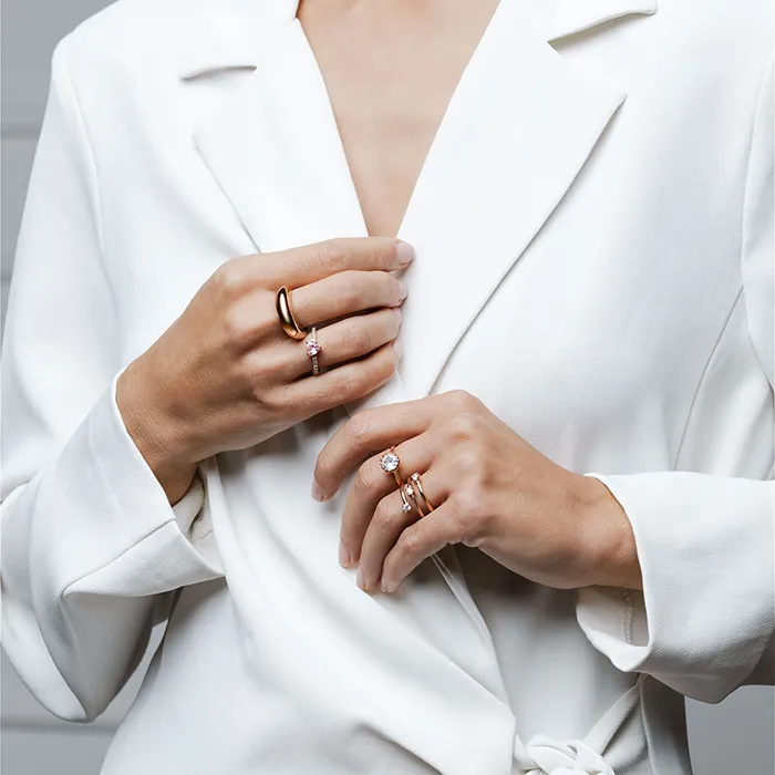 Ring Stainless Steel-E-Gold
