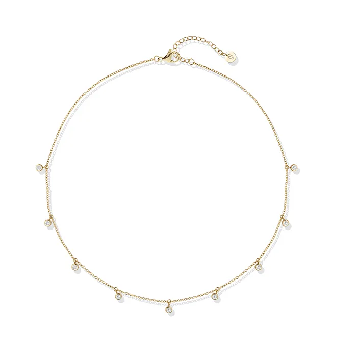 Necklace Woman - STONES - Gold