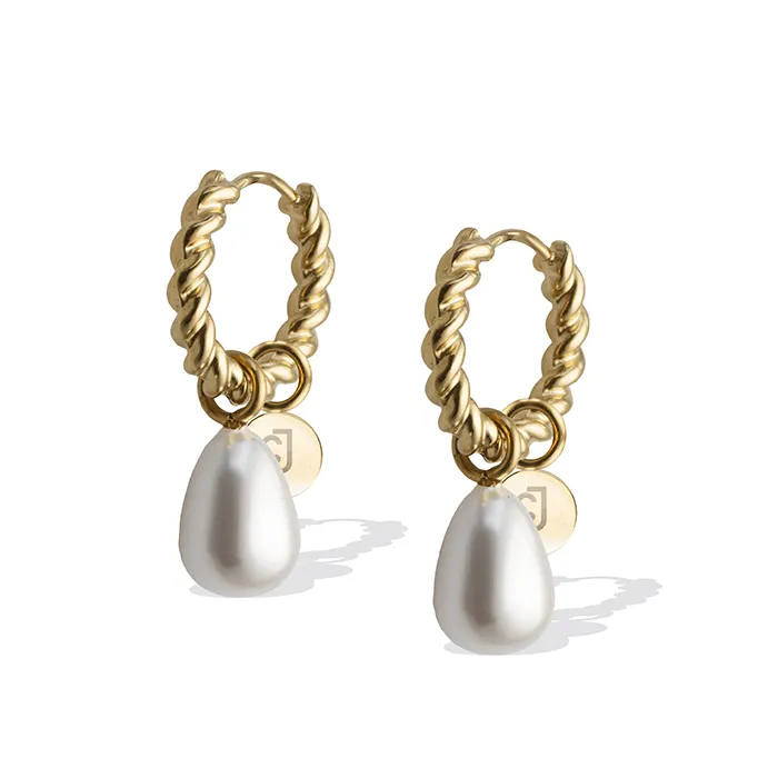 Earrings Woman - PEARLS - Gold