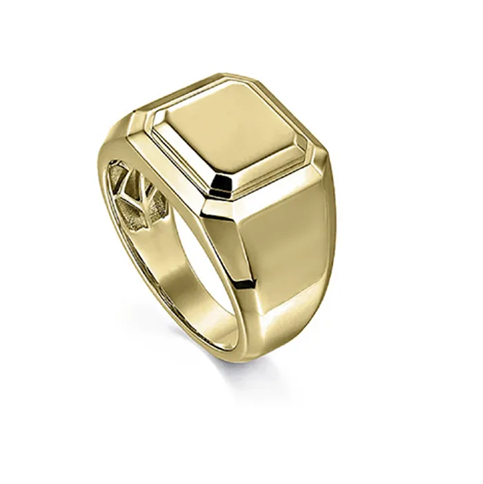 Ring Stainless Steel Gents-E-GOLD