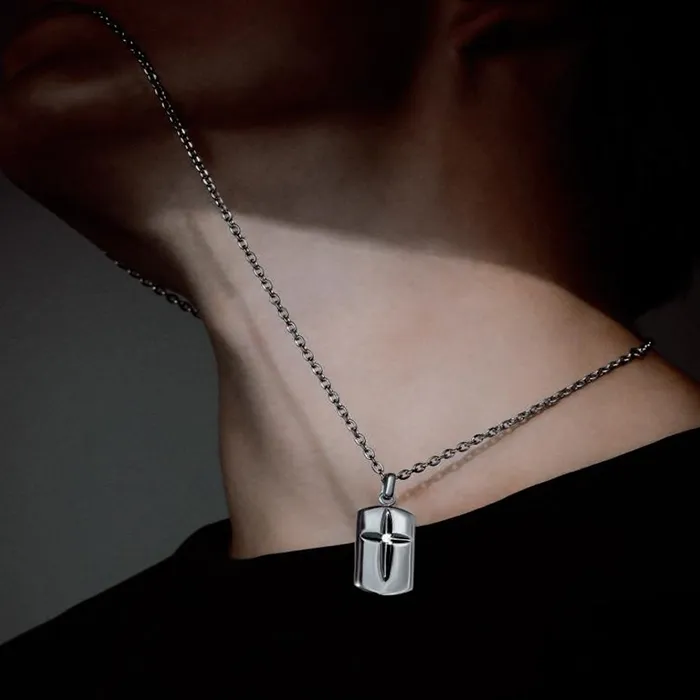 Necklace Gents - Silver