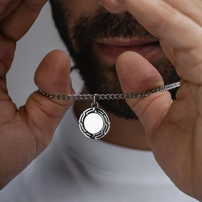 Necklace Gents - Silver
