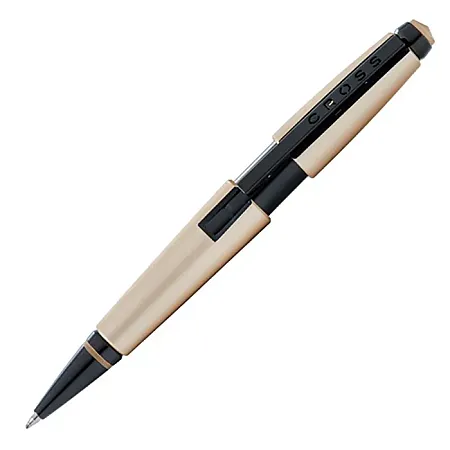 Cross Edge™ Ματ Στυλό Rollerball με ματ λακαριστό σε απόχρωση φουντουκιού