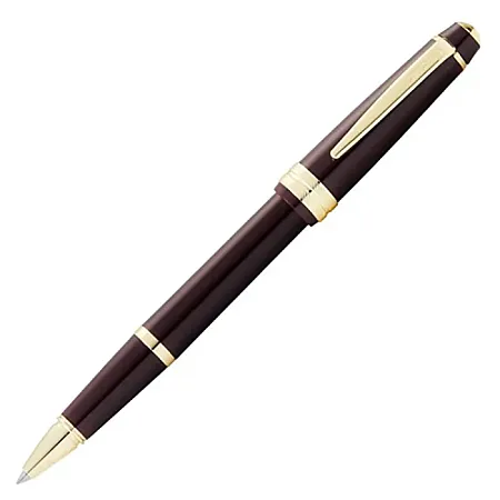 Cross Bailey Light™ Burgundy – Rollerball Στυλό με Ρητίνη και Χρυσές Λεπτομέρειες