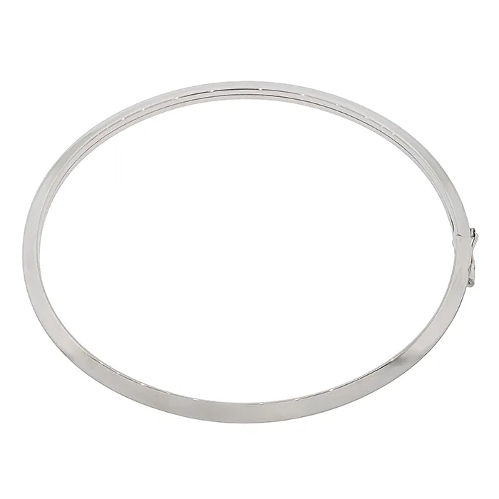 Λευκόχρυσο Βραχιόλι 14K Minimal Design. BRA23388