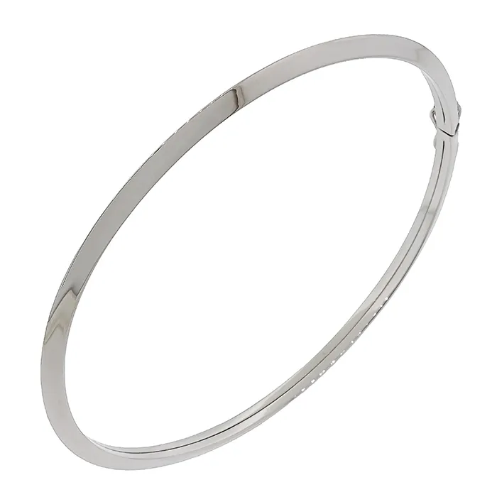 Λευκόχρυσο Βραχιόλι 14K Minimal Design. BRA23388