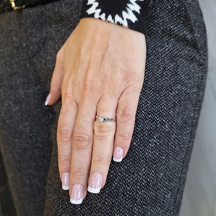Μονόπετρο Δαχτυλίδι 14Κ με Διαμάντι 0.21ct D VS2 | Million Diamonds