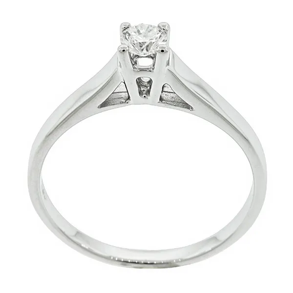 Μονόπετρο Δαχτυλίδι 14Κ με Διαμάντι 0.21ct D VS2 | Million Diamonds