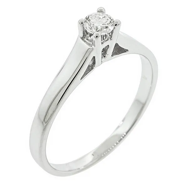 Μονόπετρο Δαχτυλίδι 14Κ με Διαμάντι 0.21ct D VS2 | Million Diamonds