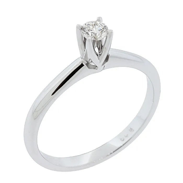 Μονόπετρο Δαχτυλίδι Διαμάντι 0.18ct F VVS2 IGI 18Κ | Million Diamonds