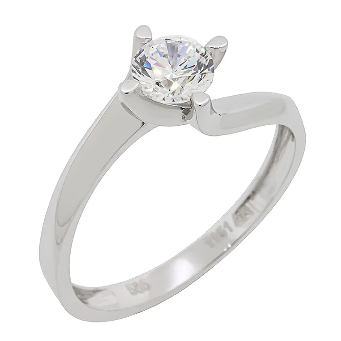 Μονόπετρο Φλόγα με Lab Διαμάντι 0.70ct E VS1 IGI 14Κ | Million Diamonds