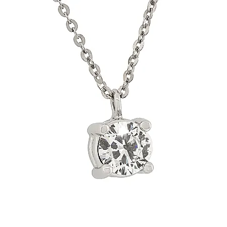 Μενταγιόν σε Λευκόχρυσο 14Κ με Lab Grown Diamond 0.51ct IGI.