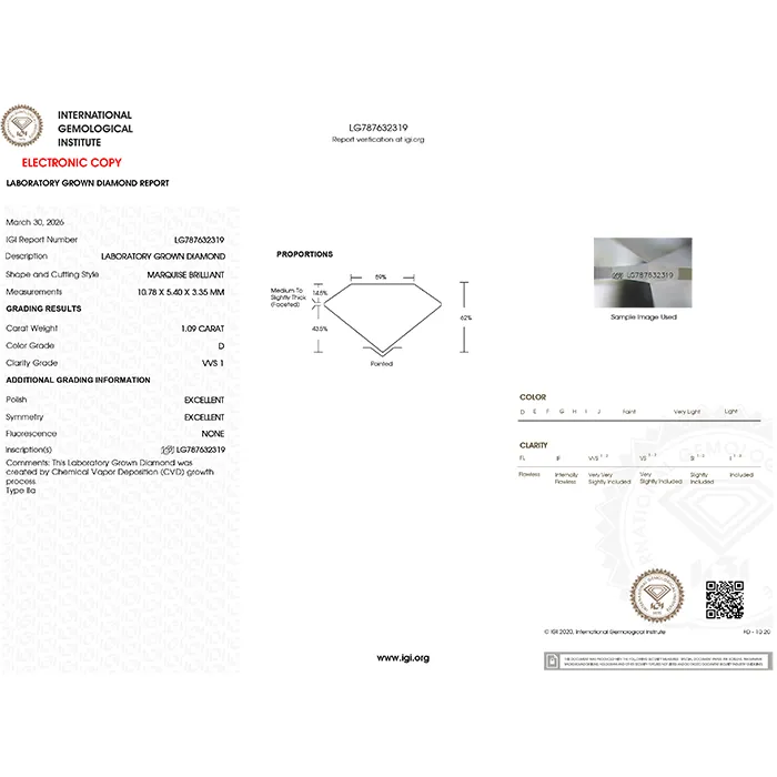 Δαχτυλίδι 14Κ κίτρινος χρυσός με Lab Grown Diamonds Marquise 1.09ct. και Round Cut 0.15.