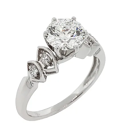 Μονόπετρο Δαχτυλίδι 18Κ με Lab Διαμάντι 1.51ct D VVS2 & Princess cut πλαϊνά | Million Diamonds