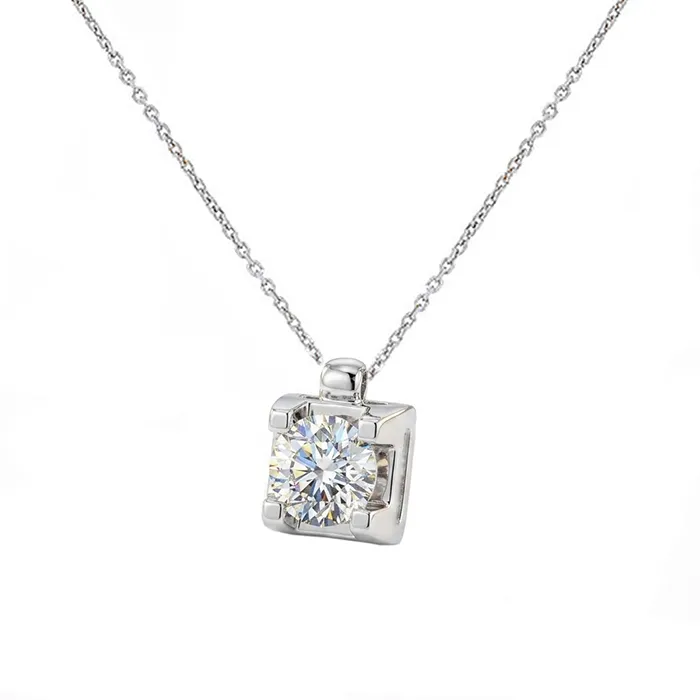 Μενταγιόν σε Λευκόχρυσο 18Κ με Lab Grown Diamond 0.55ct  D VVS2 με πιστοποίηση IGI.