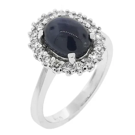 ΛΕΥΚΟΧΡΥΣΟ ΔΑΧΤΥΛΙΔΙ Κ18 ΜΕ ΖΑΦΕΙΡΙ 3.18ct ΚΑΙ ΜΠΡΙΓΙΑΝ 0.55ct. RL6944
