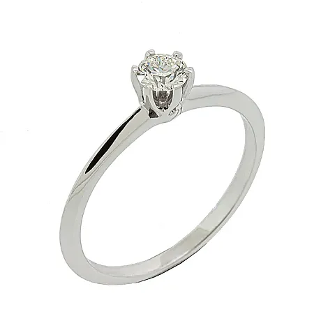 Λευκόχρυσο μονόπετρο Κ18 με διαμάντι 0.24ct  H  IF με πιστοποίηση από το  IGI. RD13239