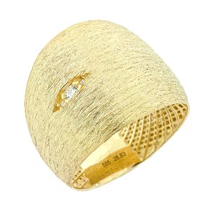 Χρυσό εντυπωσιακό δαχτυλίδι σε 14 καράτια. RZ10060