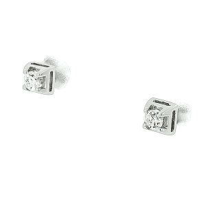 Εντυπωσιακά λευκόχρυσα σκουλαρίκια 18 καράτια με διαμάντια 0.47ct. SK11258