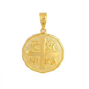 Κωνσταντινάτο φλουρί χρυσό σε 14 καράτια. BE19471