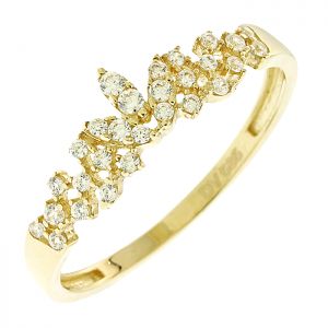 Μοντέρνο δαχτυλίδι χρυσο σε 14 καράτια RΖ15878