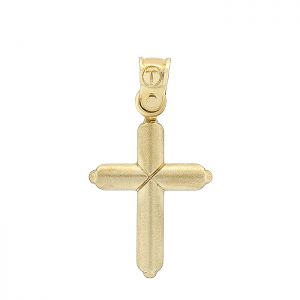 Χρυσός σταυρός ανδρικός μασίφ σε 14 καράτια.  CRA0598