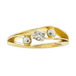 Χειροποίητο δαχτυλίδι από ματ χρυσό 18 καράτια με διαμάντια.  RK7561